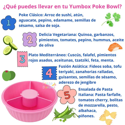 Poke Bowl Yumbox - Guava Pink - Rosa - Yumbox