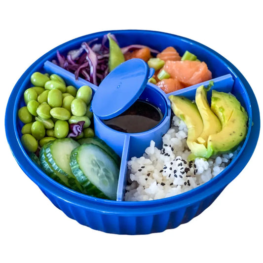 Poke Bowl Yumbox - Hawaii Blue - Azul - Yumbox