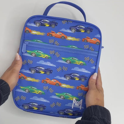 Bolsa de merienda Térmica Grande MontiiCo - Speed Racer