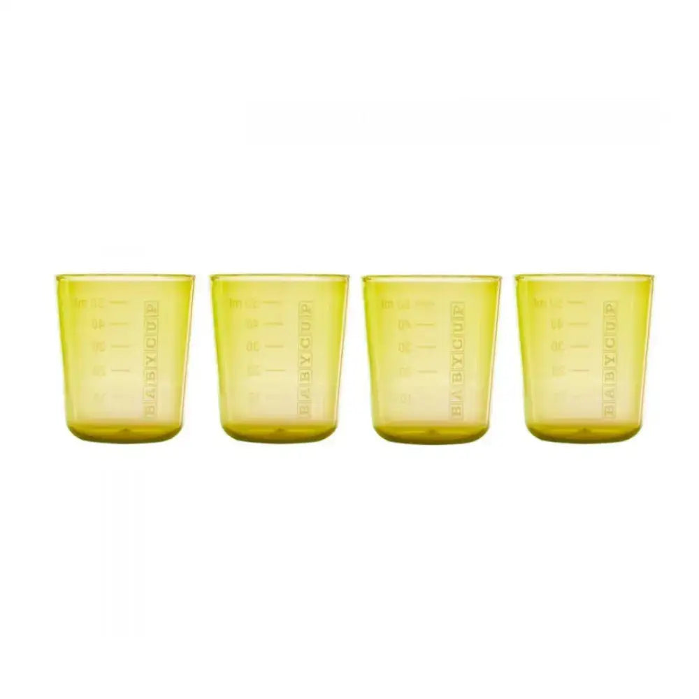 Vasos para bebé Babycup Set de 4 - Amarillo - Amarillo