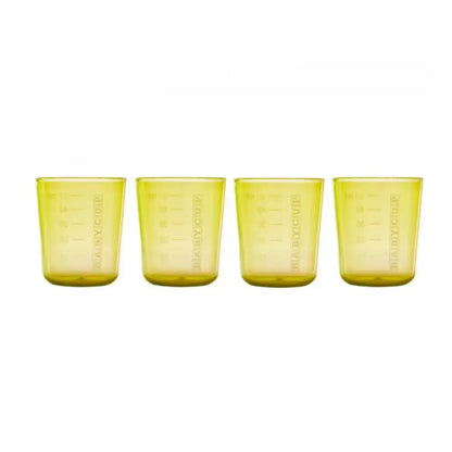 Vasos para bebé Babycup Set de 4 - Amarillo - Amarillo