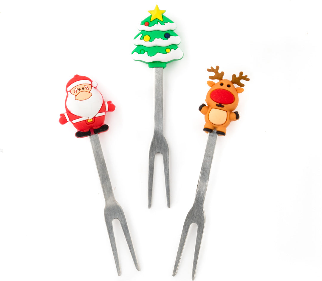 Mini Tenedores Lekkabox - Navidad