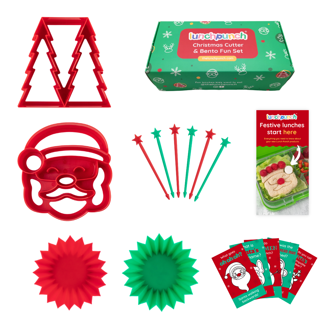 Lunch Punch Cutter & Bento Set - Christmas